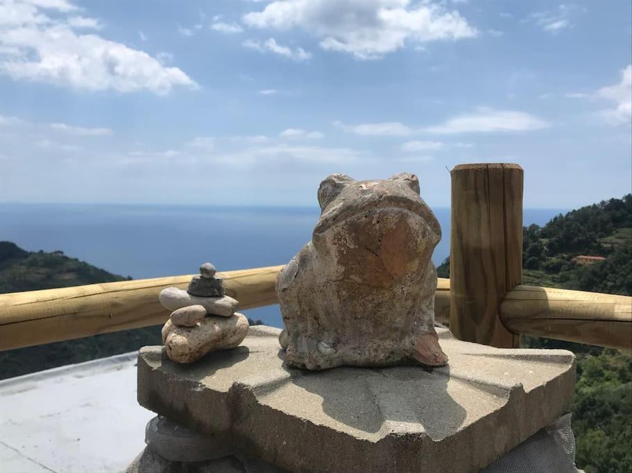 韦尔纳扎La Finestra Sul Mare A Drignana别墅 外观 照片