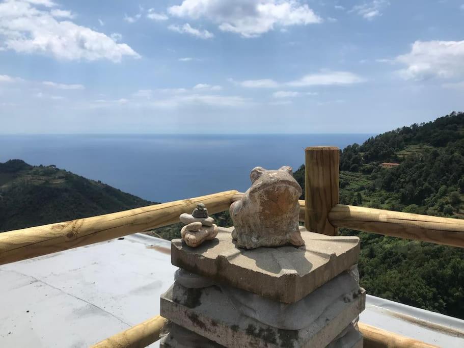 韦尔纳扎La Finestra Sul Mare A Drignana别墅 外观 照片